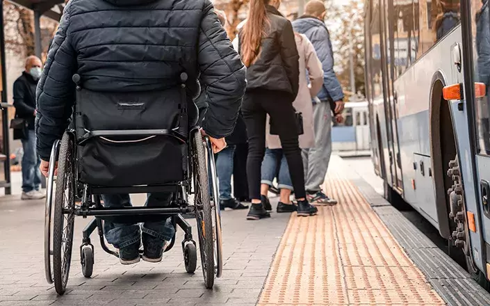 Visuel sur l'accessibilité des transports franciliens pour les jeux olympiques et paralympiques